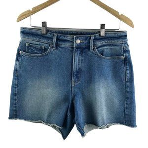 NYDJ Women's High-Rise Denim Jean Shorts Size 31 LiftxTuck Technology St…
